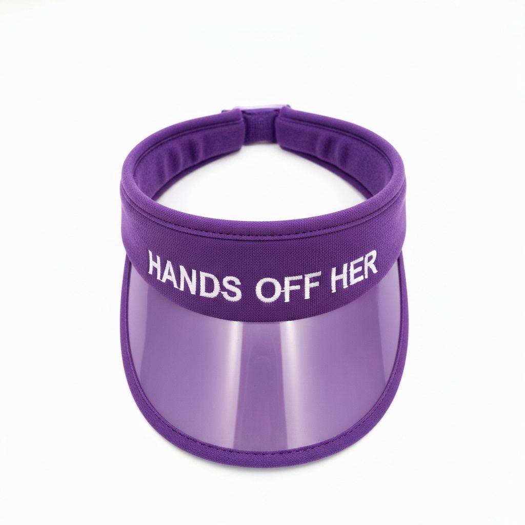 Hands Off Her Visor